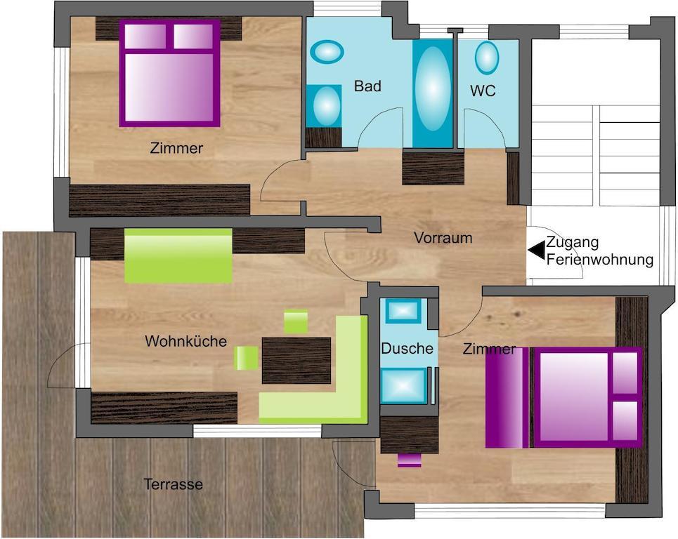 Ferienwohnung Scheiber سولدن الغرفة الصورة